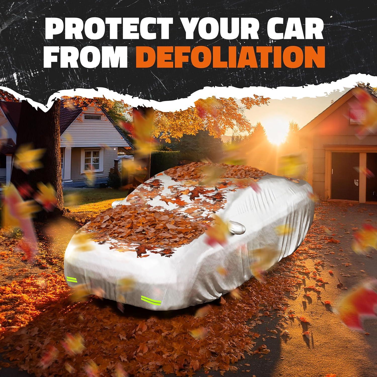 imageMockins 200quotx75quotx60quot Large Sedan Car Cover  190T Polyester Soft Indoor ampamp Outdoor Car Cover for Dust UV Light Rain Snow ampamp Frost  Weather Proof Car Covers for Automobiles  Full Car Tarp Cover SetSedan  Small  185 x 70 x 60