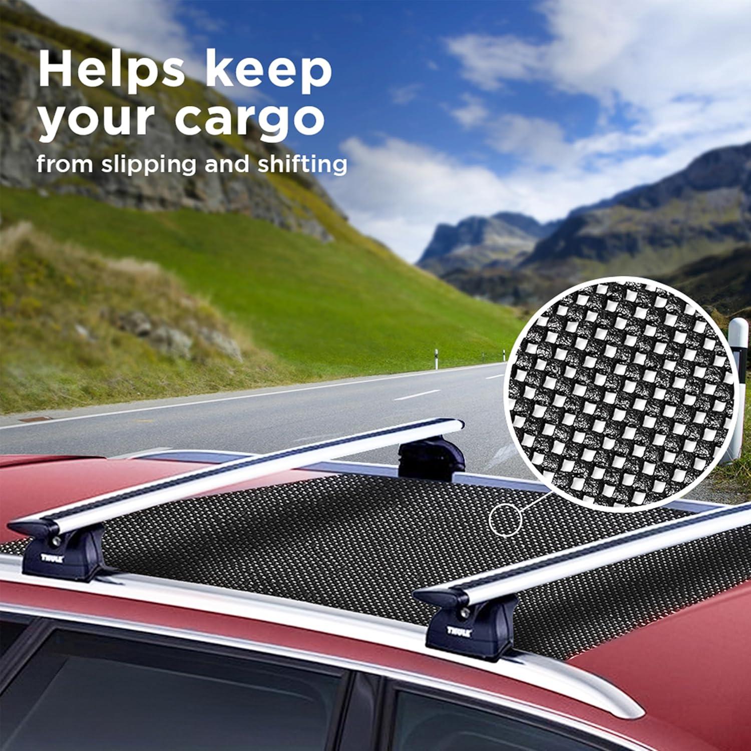imageMockins 60quotx40quot Anti Slip Mat for Car Top Carrier ampamp Roof Bag  Car Top Storage PVC Foam Pad  Car Roof Rack Pads for Crossbars  TrimtoFit Protective Mat for Under SUV Car ampamp Truck Rooftop Cargo Bag60 X 40