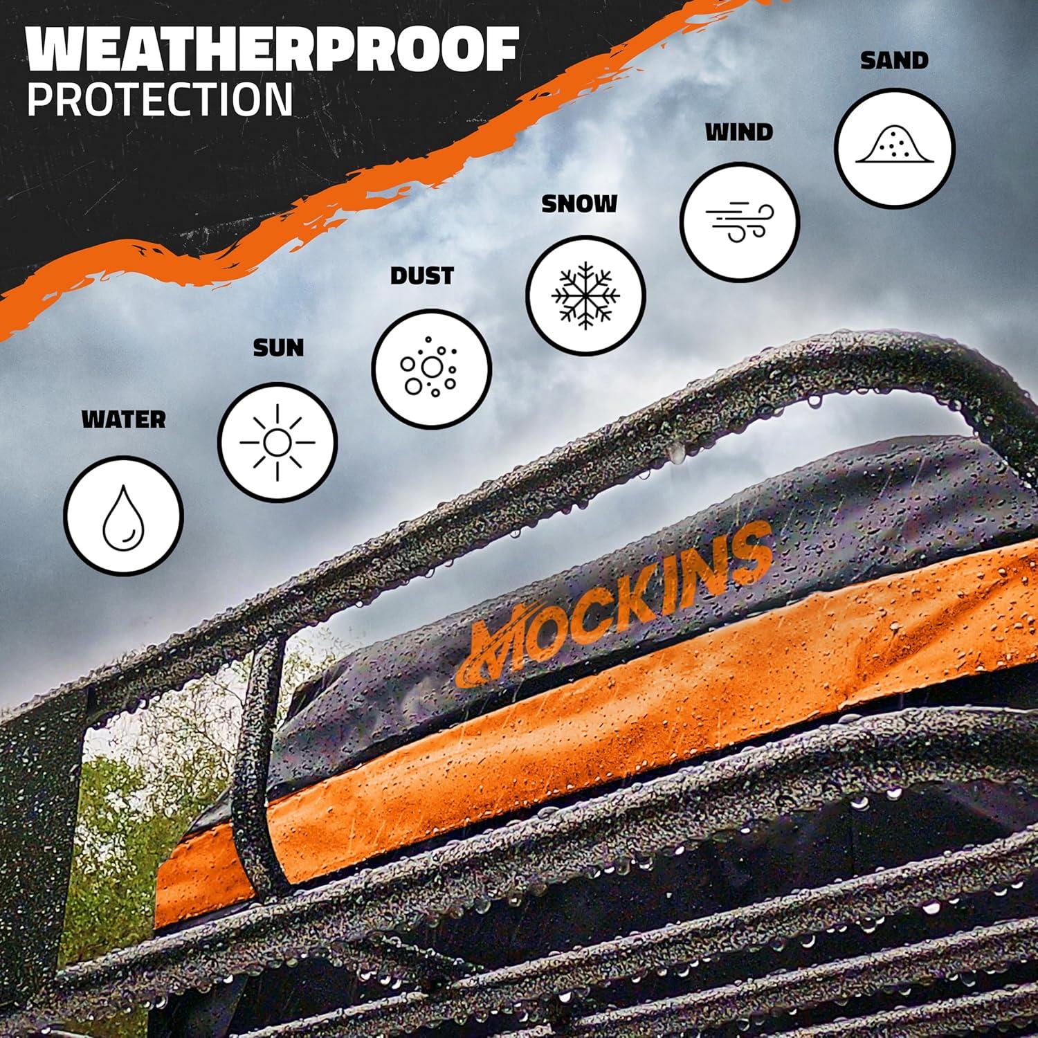 imageMockins 64quotx39quotx6quot Extendable Roof Rack Cargo Carrier for Top of Vehicle  250lbs Cap Car Top Carrier  Rooftop Cargo Basket for SUV Car Van ampamp More  Roof Basket Set wRatchet Straps ampamp Bungee Net50 x 36 x 45