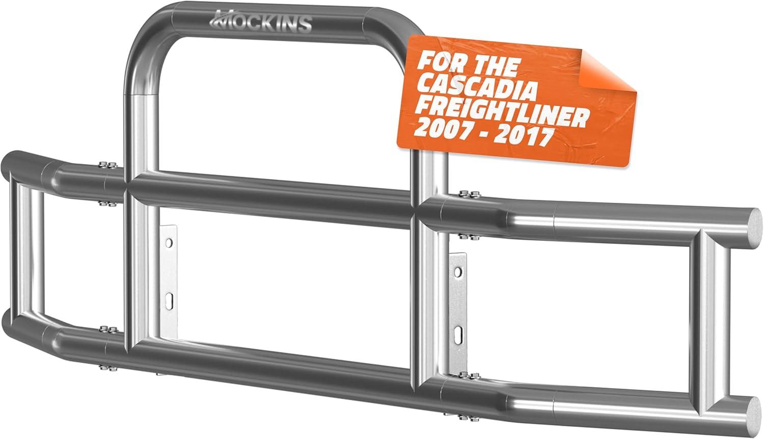 imageMockins Mack Pinnacle 20072014 Bumper Guard Mounting Bracket Set  HeavyDuty AllWeather Folding Front Bumper Bracket wHardware Included to Attach Deer Guard for Mack Pinnacle 0714 Semi TruckFreightliner Cascadia 0717