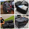 imageMockins 15 CuFt SoftShell Trailer Hitch Cargo Carrier Bag w 4 Packing Cubes  48quotx18quotx31quot All Weather Waterproof Cargo Bag for Hitch Carrier ampamp Truck Bed Waterproof Storage wBuckle Straps ampamp Lock
