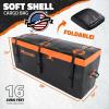 imageMockins 16 Cubic Ft Orange Cargo Carrier Bag ampamp 60quotx20quotx6quot Folding Trailer Hitch Cargo Carrier wRear Lights Bundle