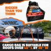 imageMockins 25 CuFt Heavy Duty Car Roof Bag 60quotx43quotx17quot  Works with or Without Roof Rack  Great for Road Trip Vacations Camping Adventures ampamp More  Set Includes Roof Mat Lock Hooks ampamp Straps16 Cubic Ft