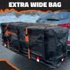 imageMockins 25 CuFt Large Trailer Hitch Cargo Carrier Bag  60quotx24quotx31quot All Weather Cargo Bag for Hitch Carrier  Waterproof Luggage Bag for Truck Bed Storage  Vehicle Soft Shell Carriers wAccessories40 Cubic Feet  84x24x34