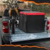 imageMockins 25 CuFt Weatherproof Trailer Hitch Cargo Carrier Bag  60quotx24quotx31quot Waterproof Cargo Bag for Hitch Carrier ampamp Truck Bed Storage  Vinyl Vehicle SoftShell Carriers wStraps Lock ampamp Carry Bag40 Cu Ft  BlackRed