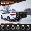 imageMockins 2in1 Trailer Hitch Cargo Carrier Bench 48quotx18quotx6quot w 15 CuFt Vehicle Soft Shell Carriers Bag  500 Lbs Capacity Folding Cargo Hitch Carrier Tailgate Seating Set wStabilizer Straps ampamp Lock48L X 20W X 6H  15 CuFt Bag