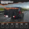 imageMockins 30 CuFt Trailer Hitch Cargo Carrier Bag  60quotx24quotx36quot Weatherproof Cargo Bag for Hitch Carrier  Waterproof Truck Bed Storage  Vinyl Vehicle Soft Shell Carriers Set for Road Trips ampamp Camping30 Cu Ft  BlackOrange  6 Packing Cubes
