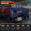 imageMockins 60quotx30quotx6quot Navy Folding Cargo Hitch Carrier ampamp 30 CuFt Trailer Hitch Cargo Carrier Bag  500Lbs Cap Folding Luggage Rack with Waterproof Luggage Bag for Truck Bed License Plate Bracket ampamp More