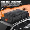imageMockins 72quotx48quotx20quot XXL Roof Cargo Bag for Top of Car Truck ampamp SUV  40 CuFt Weatherproof Car Topper Luggage Carrier Waterproof Bag  SoftShell Vinyl Car Rooftop Cargo Carrier Bag wAccessories