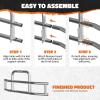 imageMockins 90x115x255 Bumper Guard ampamp Front Bumper Bracket Set for Mack Pinnacle Models 200714  Folding Stainless Steel Grille Guard ampamp Mounting Bracket Kit for AllWeather Truck Protection