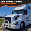 imageMockins 90x115x255 Stainless Steel Front Bumper Guard for Trucks  AllWeather 75 Ft Universal Grille Guard for SemiTrailer Truck Protection  Compatible with Variety of Mounting Bracket Sets