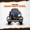 imageMockins AntiTilt 73quot Motorcycle Hitch Carrier with Ramp  500 Lbs Cap Dirt Bike Hitch Carrier  AllWeather Steel Motorcycle Trailer Mount Versatile as eBike Rack ampamp Scooter Rack with AccessoriesGray