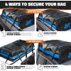 imageMockins Heavy Duty 90quotx50quotx6quot Roof Rack Basket ampamp 35 Cubic Ft Rooftop Cargo Carrier Bag Bundle
