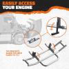 imageMockins Mack Pinnacle 20072014 Bumper Guard Mounting Bracket Set  HeavyDuty AllWeather Folding Front Bumper Bracket wHardware Included to Attach Deer Guard for Mack Pinnacle 0714 Semi TruckInternational Prostar 0825