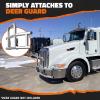 imageMockins Mack Pinnacle 20072014 Bumper Guard Mounting Bracket Set  HeavyDuty AllWeather Folding Front Bumper Bracket wHardware Included to Attach Deer Guard for Mack Pinnacle 0714 Semi TruckPeterbilt 386  587  0612