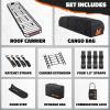 imageMockins XL 84quotx39quotx6quot Extendable Roof Rack Cargo Carrier ampamp 35 CuFt Waterproof Cargo Bag for Top of Car  3 Length Sizes 40quot63quot84quot Luggage Rack for SUV Car ampamp Truck with Roof Basket Accessories85L x 24W x 4H  20 CuFt Roof Bag