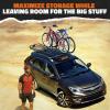 imageMockins XL 84quotx39quotx6quot Extendable Roof Rack Cargo Carrier ampamp 35 CuFt Waterproof Cargo Bag for Top of Car  3 Length Sizes 40quot63quot84quot Luggage Rack for SUV Car ampamp Truck with Roof Basket Accessories85L x 24W x 4H  20 CuFt Roof Bag