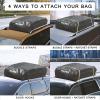 imageMockins XXL 50 CuFt Waterproof Rooftop Cargo Bag for Top of Car Storage  85quotx50quotx20quot AllWeather Soft Shell Vinyl Cargo Roof Bag  Car Top Carrier Without Roof Rack  Roof Rack Bag wAccessories25 Cubic Ft  60x43x17