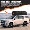 imageMockins XXL 50 CuFt Waterproof Rooftop Cargo Bag for Top of Car Storage  85quotx50quotx20quot AllWeather Soft Shell Vinyl Cargo Roof Bag  Car Top Carrier Without Roof Rack  Roof Rack Bag wAccessories50 Cubic Feet  85x50x20