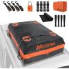 imageMockins 30 CuFt AllWeather Rooftop Cargo Carrier Bag  60quotx43quotx20quot SoftShell Vinyl Car Top Carrier Without Roof Rack  Roof Cargo Bag for Top of Car SUV Truck ampamp Large Vehicles wAccessories20 Cubic Ft  Bag with Handles