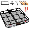 imageMockins 30 Cubic Ft Square Trailer Hitch Cargo Carrier Bag Waterproof ampamp All Weather  40quotx40quotx32quot 500D PVC Cargo Bag for Hitch Carrier  Spacious Truck Bed Waterproof Storage wBuckle Straps ampamp Lock40L X 40W X 6H Hitch Carrier