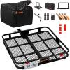 imageMockins 30 Cubic Ft Square Trailer Hitch Cargo Carrier Bag Waterproof ampamp All Weather  40quotx40quotx32quot 500D PVC Cargo Bag for Hitch Carrier  Spacious Truck Bed Waterproof Storage wBuckle Straps ampamp Lock40L X 40W X 6H Hitch Carrier  30 Cu Ft Bag
