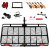 imageMockins XXL 72quotx36quotx6quot Folding Trailer Hitch Cargo Carrier wRear Lights ampamp License Plate Bracket  Weatherproof Steel Luggage Rack for SUV Car ampamp Truck  500Lbs Cap Cargo Hitch Carrier wAccessories72L X 36W X 6H  XXL