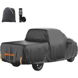 imageMockins 190quotx75quotx60quot Midsize Sedan Car Cover Waterproof All Weather  Heavy Duty 250G PVC ampamp Cotton Indoor ampamp Outdoor Car Covers for Automobiles  ScratchResistant Lining Buckle Strap ampamp Carry BagPick Up Truck  Large  235 x 80 x 77