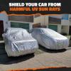 imageMockins 182quotx74quotx68quot Small SUV Car Cover  190T Polyester Indoor ampamp Outdoor Car Covers for Automobiles All Weather Protection from Dust UV Light Rain Snow ampamp Frost  Car Tarp wStrap ampamp Carry BagSUV  Small  182 x 74 x 68