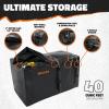 imageMockins 40 Cubic Ft Cargo Carrier Bag ampamp 70quotx30quotx6quot Folding Trailer Hitch Cargo Carrier Bundle