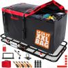 image70quotx30quotx6quot Folding Trailer Hitch Cargo Carrier ampamp 40 Cubic Ft Waterproof Hitch Cargo Carrier Bag Bundle