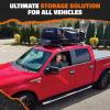 imageMockins 64quotx39quotx6quot Extendable Car Roof Rack Basket ampamp 16 CuFt Waterproof Car Rooftop Cargo Carrier Bag  250 Lbs Cap Steel Roof Rack Cargo Carrier for Top of Vehicle with Rooftop Basket AccessoriesExtra Large 64L x 39W x 6H
