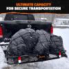 imageMockins 29x2312 Cargo Carrier Packing Cubes 6 Pack  Truck Bed Cargo Bag PrePacking Set  Each Trailer Hitch Cargo Carrier Bag Cube Holds 90 Lbs  Great for Waterproof Storage Bag Organization60X24X6  30 CuFt Bag  Packing Cubes