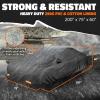 imageMockins 91x49x39 Large Motorcycle Cover Heavy Duty DualLayer 250G PVC  Soft HD Cotton  Motorcycle Cover Waterproof Outdoor Fit for Midsize Cruisers SportTouring Retro Models amp More Up to 91Sedan  Large  200 x 75 x 60