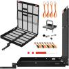 imageMockins 48x285x4 Heavy Duty Trailer Hitch Cargo Carrier with Ramp for Wheelchair  500 Lbs Capacity Steel Folding Cargo Hitch Carrier amp Scooter Ramp wLicense Plate Bracket Stabilizer amp MoreSquare  Large 40x40x4