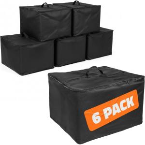 imageMockins 29x2312 Cargo Carrier Packing Cubes 6 Pack  Truck Bed Cargo Bag PrePacking Set  Each Trailer Hitch Cargo Carrier Bag Cube Holds 90 Lbs  Great for Waterproof Storage Bag Organization6 Packing Cubes  29x23x12