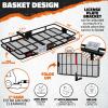 image72x36x6 Folding Trailer Hitch Cargo Carrier wRear Lights amp Mockins 40 Cubic Ft Cargo Carrier Bag Bundle