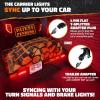 image72x36x6 Folding Trailer Hitch Cargo Carrier wRear Lights amp Mockins 40 Cubic Ft Cargo Carrier Bag Bundle