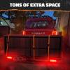 image72x36x6 Folding Trailer Hitch Cargo Carrier wRear Lights amp Mockins 40 Cubic Ft Cargo Carrier Bag Bundle