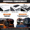 imageMockins 35 Cu Ft Black Rooftop Cargo Carrier Bag  60x42x24 Roof Bag Cargo Carrier for Top of Vehicle  Vehicle SoftShell Carriers for Car Roof Storage wAccessories  Use with or wo Roof Rack