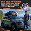 imageMockins 35 Cu Ft Black Rooftop Cargo Carrier Bag  60x42x24 Roof Bag Cargo Carrier for Top of Vehicle  Vehicle SoftShell Carriers for Car Roof Storage wAccessories  Use with or wo Roof Rack