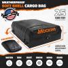 imageMockins 25 CuFt Waterproof Rooftop Cargo Bag for Top of Car  60x43x17 AllWeather 840D Vinyl Car Top Carrier Without Roof Rack  No Rack Rooftop Cargo Carrier Bag with Mat Lock Hooks amp Straps