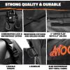 imageMockins 25 CuFt Waterproof Rooftop Cargo Bag for Top of Car  60x43x17 AllWeather 840D Vinyl Car Top Carrier Without Roof Rack  No Rack Rooftop Cargo Carrier Bag with Mat Lock Hooks amp Straps