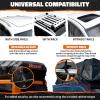 imageMockins 25 CuFt Waterproof Rooftop Cargo Bag for Top of Car  60x43x17 AllWeather 840D Vinyl Car Top Carrier Without Roof Rack  No Rack Rooftop Cargo Carrier Bag with Mat Lock Hooks amp Straps