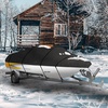 image:imageMockins Large Waterproof Boat Cover 2022 Ft  Trailerable AllWeather 600D Polyester Oxford Boat Tarp with 100 Beam Width  Fits Bass Fishing amp Runabout Boats  Includes TieDown Straps amp Ratchets1719 x 98  600D  Medium