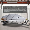 image:imageMockins Large Waterproof Boat Cover 2022 Ft  Trailerable AllWeather 600D Polyester Oxford Boat Tarp with 100 Beam Width  Fits Bass Fishing amp Runabout Boats  Includes TieDown Straps amp Ratchets1719 x 98  150D  Medium