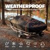 image:imageMockins Large Waterproof Boat Cover 2022 Ft  Trailerable AllWeather 600D Polyester Oxford Boat Tarp with 100 Beam Width  Fits Bass Fishing amp Runabout Boats  Includes TieDown Straps amp Ratchets2023 x 100  600D  Large