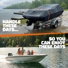 image:imageMockins Large Waterproof Boat Cover 2022 Ft  Trailerable AllWeather 600D Polyester Oxford Boat Tarp with 100 Beam Width  Fits Bass Fishing amp Runabout Boats  Includes TieDown Straps amp Ratchets2023 x 100  600D  Large