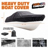 image:imageMockins Large Waterproof Boat Cover 2022 Ft  Trailerable AllWeather 600D Polyester Oxford Boat Tarp with 100 Beam Width  Fits Bass Fishing amp Runabout Boats  Includes TieDown Straps amp Ratchets2023 x 100  600D  Large
