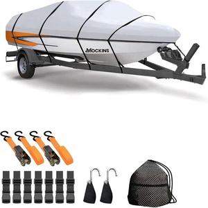 image:imageMockins Large Waterproof Boat Cover 2022 Ft  Trailerable AllWeather 600D Polyester Oxford Boat Tarp with 100 Beam Width  Fits Bass Fishing amp Runabout Boats  Includes TieDown Straps amp Ratchets1719 x 98  150D  Medium